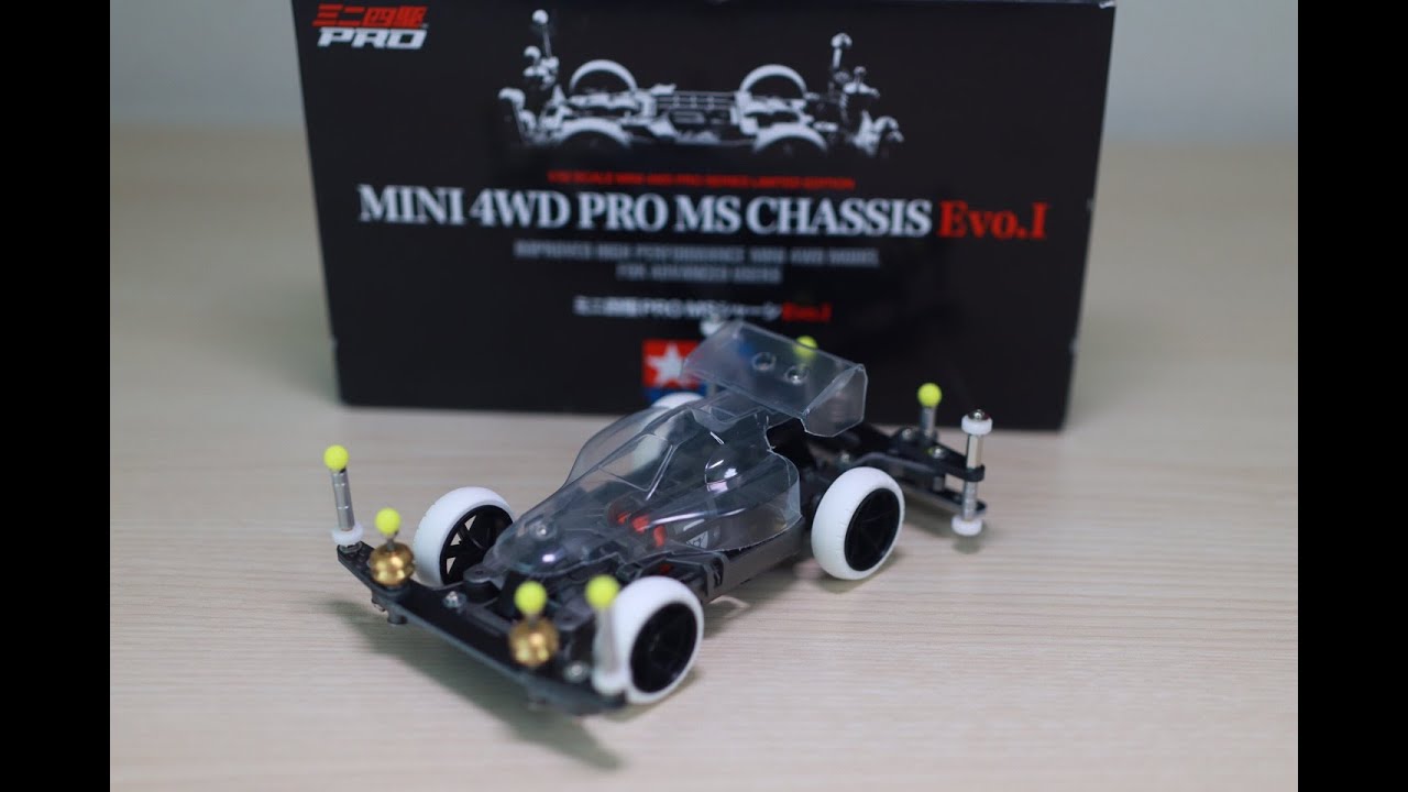 TAMIYA MINI 4WD PRO MS CHASSIS EVO.1 - YouTube