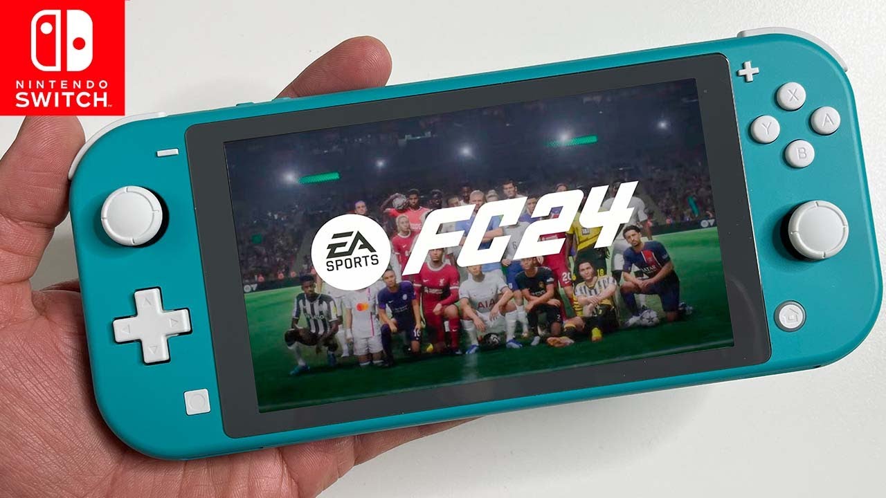 EA Sports FC 24 on Nintendo Switch LITE Gameplay - YouTube