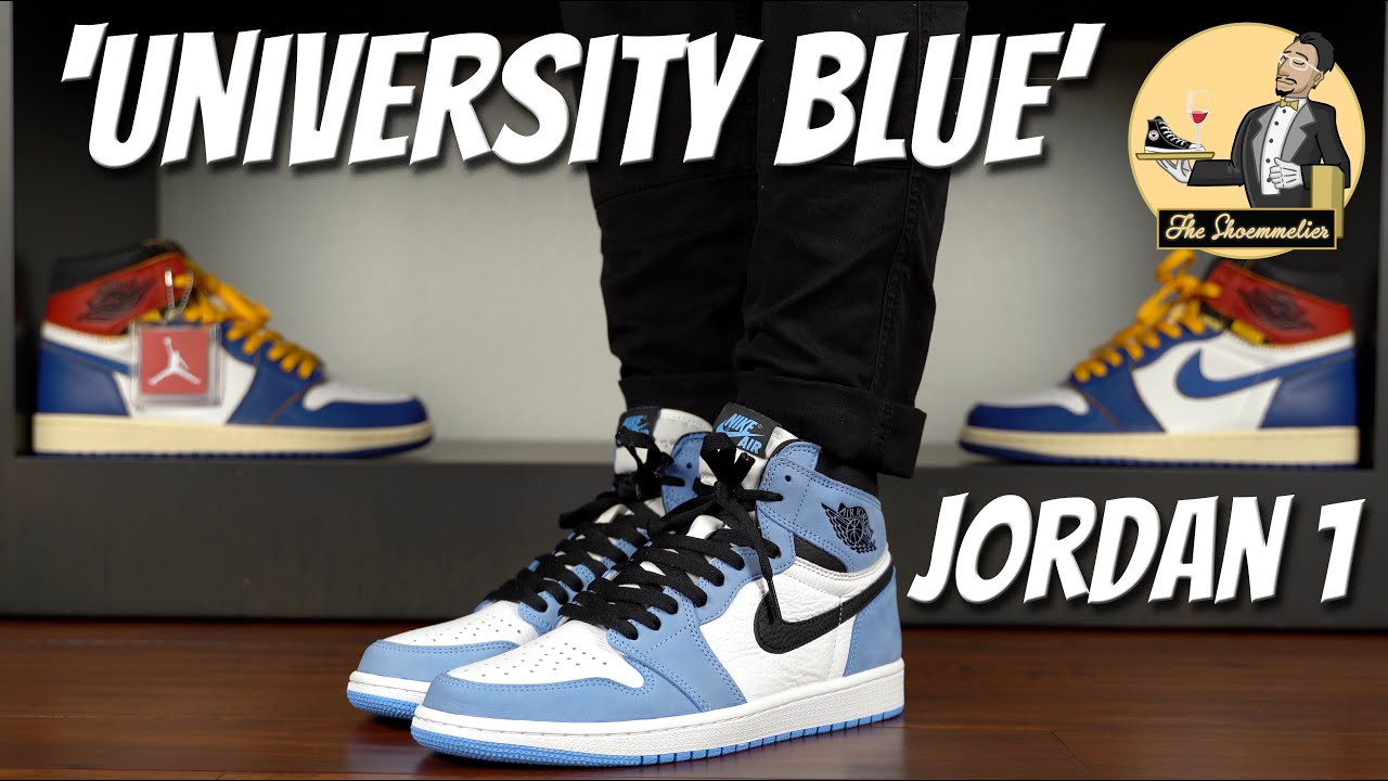 Nike Air Jordan 1 Retro High 'University Blue' • On-Feet