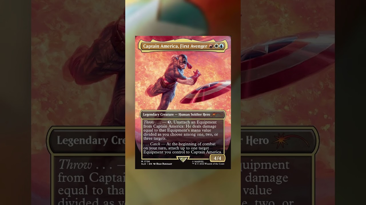 Captain America, First Avenger Commander Deck #marvel #commander