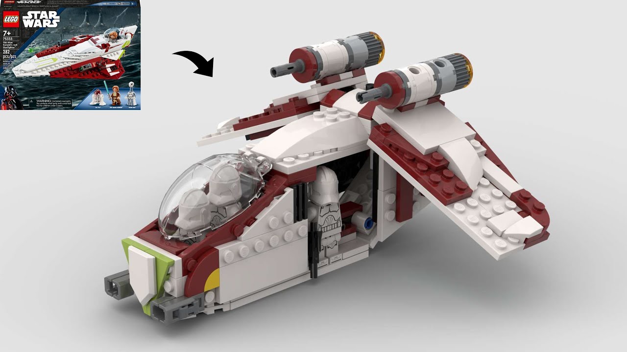 LEGO MOC Republic Gunship Midi Scale - Alternate Build of 75333