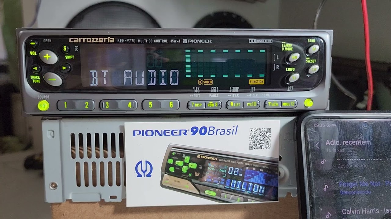 Funcionamento #pioneer #carrozzeria KEH-P770 !!! - YouTube