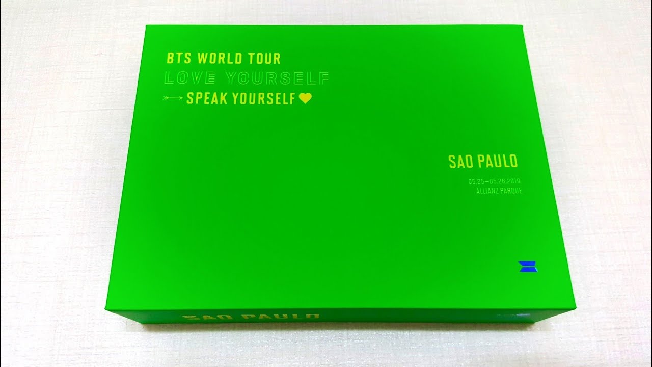 Unboxing BTS 방탄소년단 LOVE YOURSELF: SPEAK YOURSELF Concert Tour