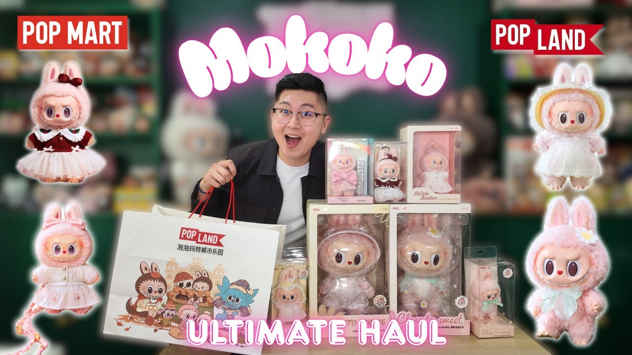 I BOUGHT EVERY MOKOKO at POP MART POPLAND 😱 Thailand Pop Up Haul