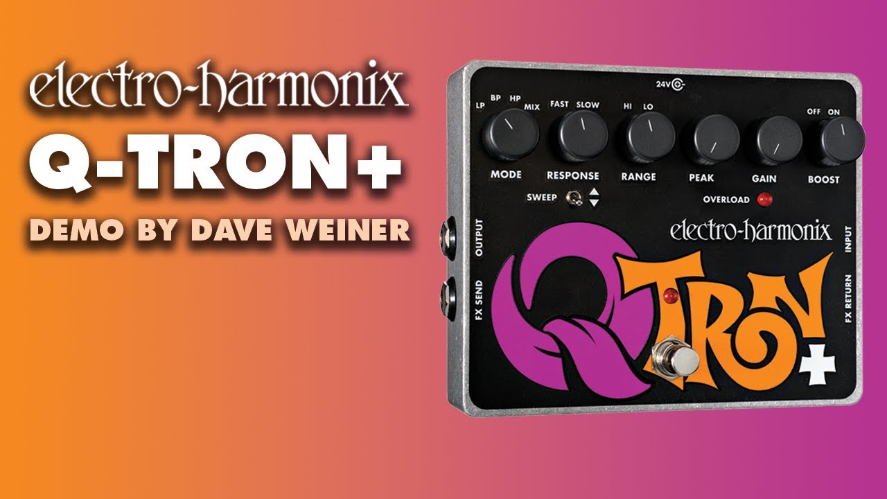 Electro-Harmonix Q-Tron Plus Envelope Filter with Effects Loop