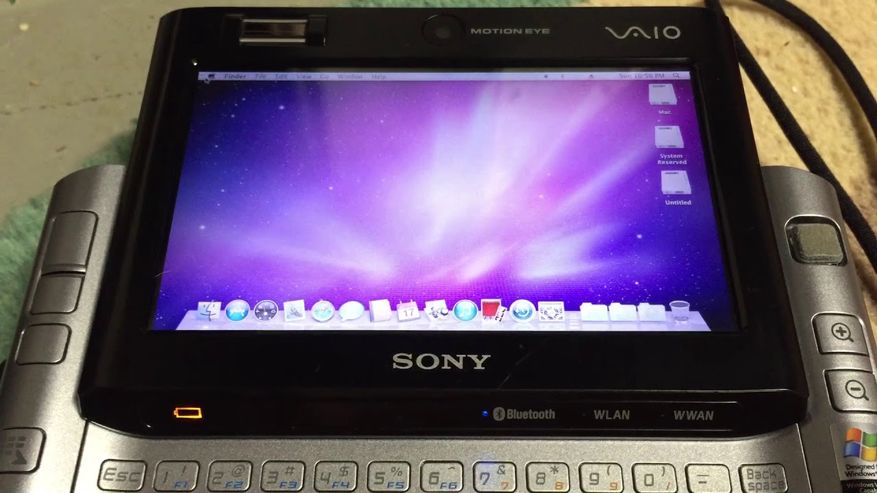 Sony Vaio UX UMPC Hackintosh Overview - YouTube