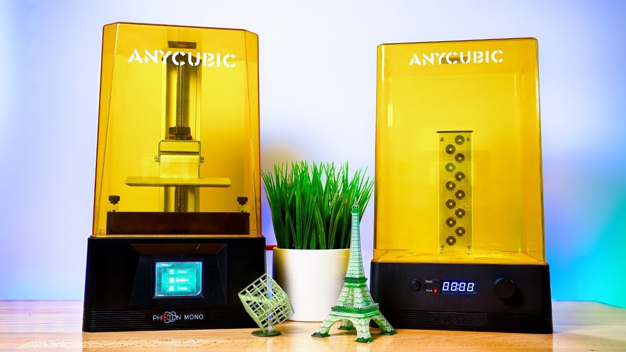 Anycubic - Photon Mono + Wash & Cure 2.0 - Unbox and Setup - YouTube