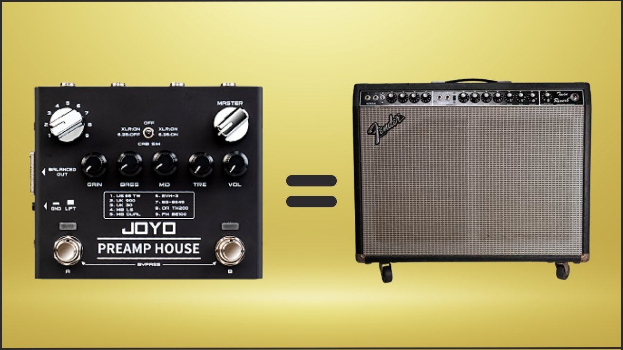 65 Twin Reverb: Joyo Preamp House 65 Twin - YouTube