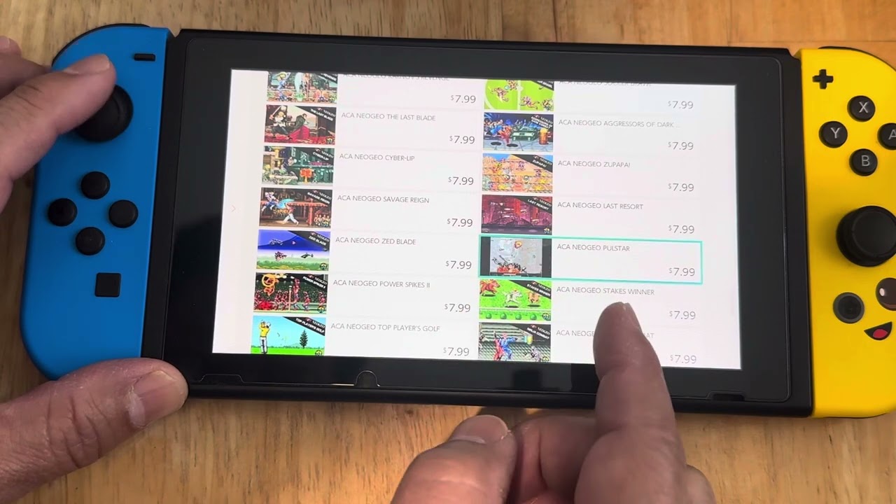 Neo Geo On Nintendo Switch - how to find it - YouTube