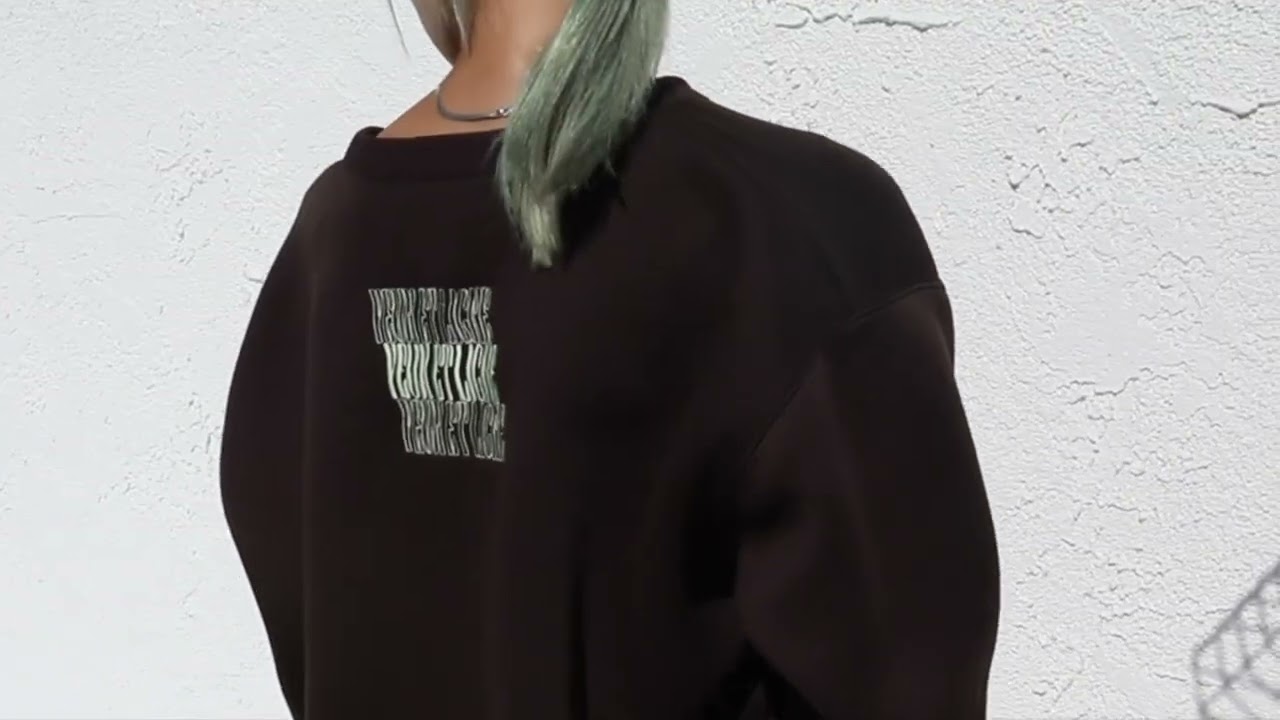 再販)Yeux et ligne Sweatshirt FW'23 - PLUIE：プリュイ