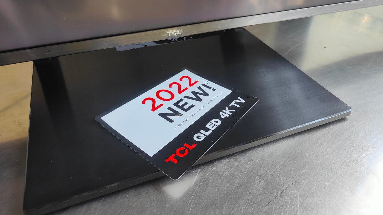 TCL 55C735 QLED 144Hz television first look - YouTube