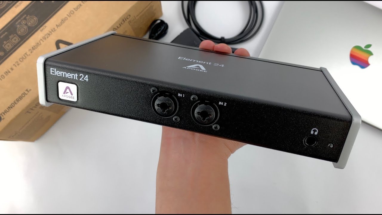 Magical box Apogee Element 24 DAC/ADC/Amp - YouTube