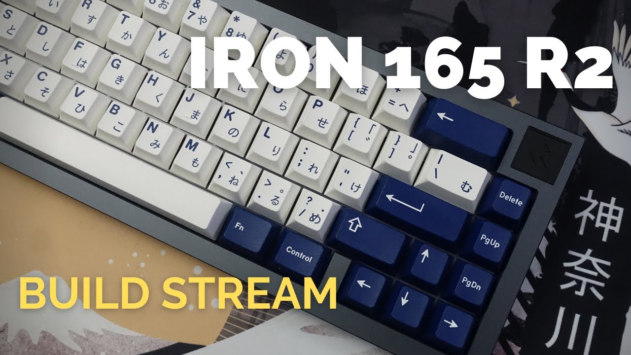 Build: Iron 165 R2 with POM plate and Aflion Red Jacket - YouTube
