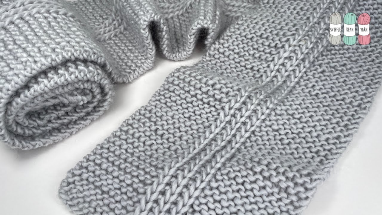 Quick & Easy Chunky Knit Scarf - Perfect for Beginners! - YouTube