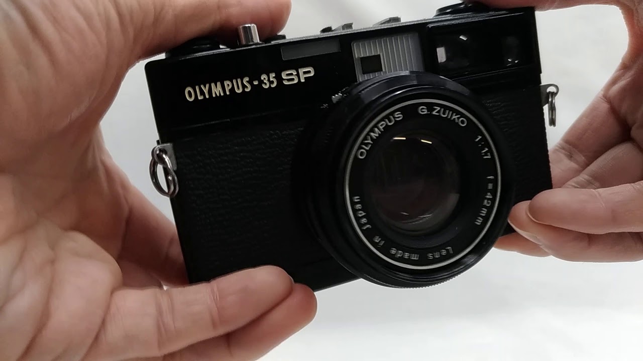 Olympus 35 SP 35mm Rangefinder Film Camera Black with G.Zuiko 42mm