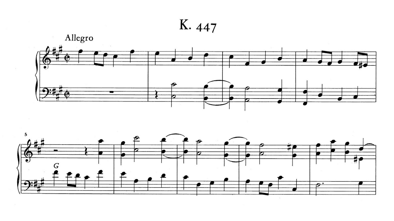 Scarlatti: Keyboard Sonata in F# minor, K.447 - YouTube