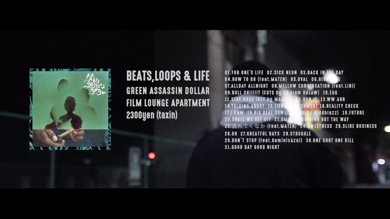 WENOD RECORDS : GREEN ASSASSIN DOLLAR - BEATS,LOOPS & LIFE [CD