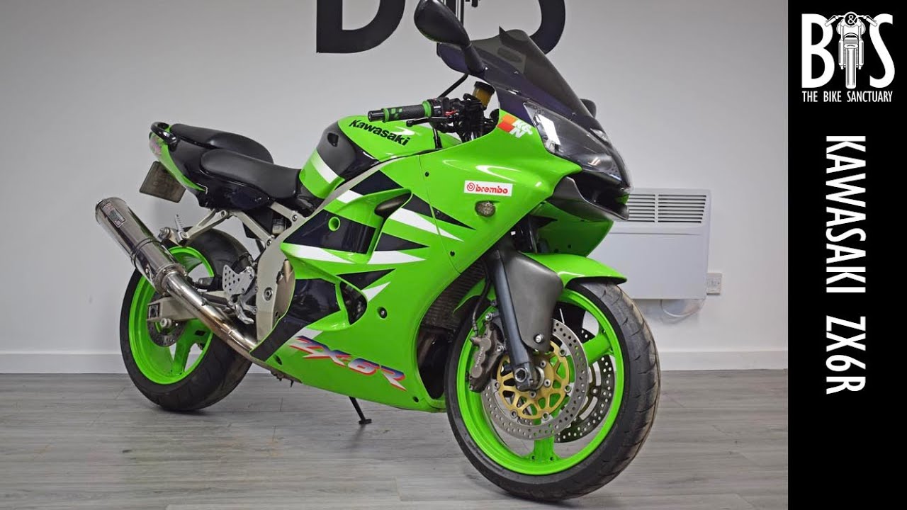 2001 '51 Kawasaki ZX6R J1/J2 Ninja Used For Sale Video Walk Around