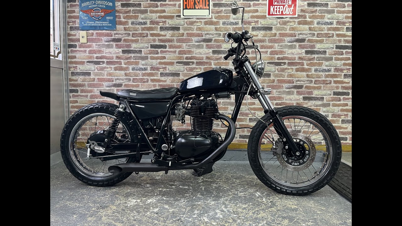 I【自賠付き♪ビンテージクラシックチョッパー】カワサキ 250TR フル
