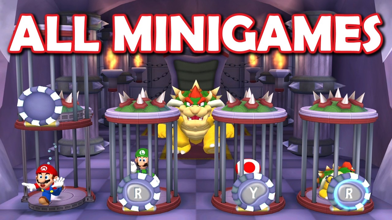 Mario Party 5: ALL MINIGAMES!! - YouTube