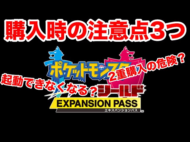 Pokemon Sword and Shield] Three things to note when purchasing