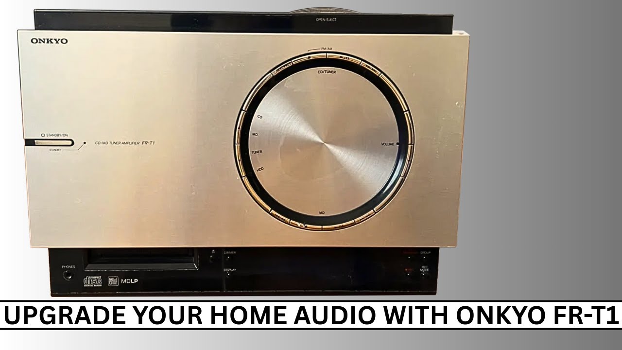 Why Audiophiles Love the ONKYO FR-T1 CD/MD Tuner Amp - YouTube