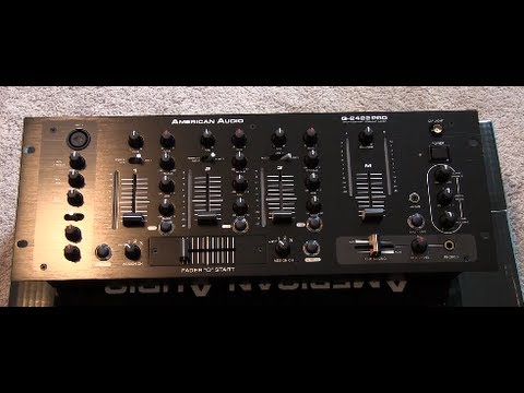 AMERICAN AUDIO / 4チャンネルDJミキサー Q2411 - YouTube
