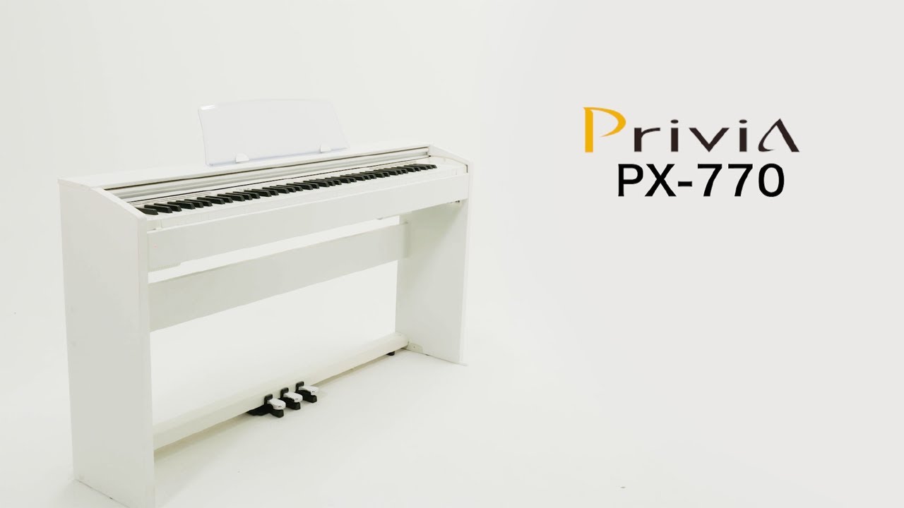 カシオ電子ピアノPX-770+ヘッドホン+高低自在椅子セット