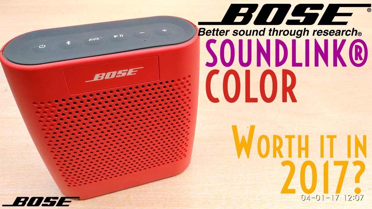 BOSE® SoundLink Color Bluetooth Speaker REVIEW in 2017 (mini look