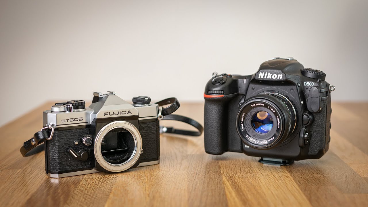 Adapting my first vintage lens - Fujinon 55mm f2.2 - YouTube