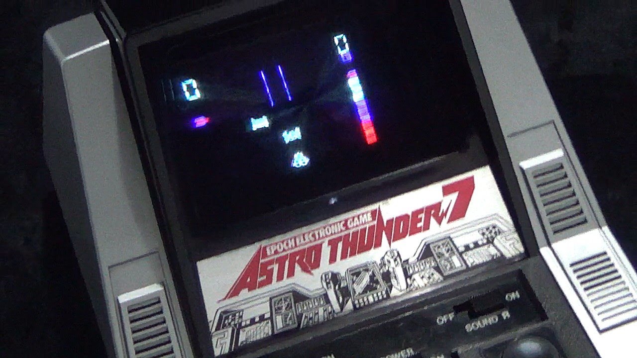 FLゲーム】 エポック社 アストロサンダー7 名作 シューティング