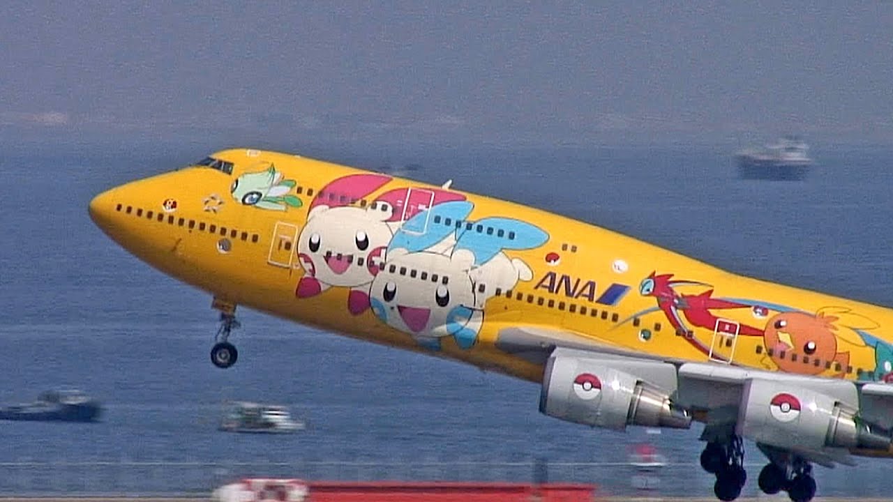 ANA 全日空 787-9 ポケモン ピカチュウジェット AV スタンドt付き ANA
