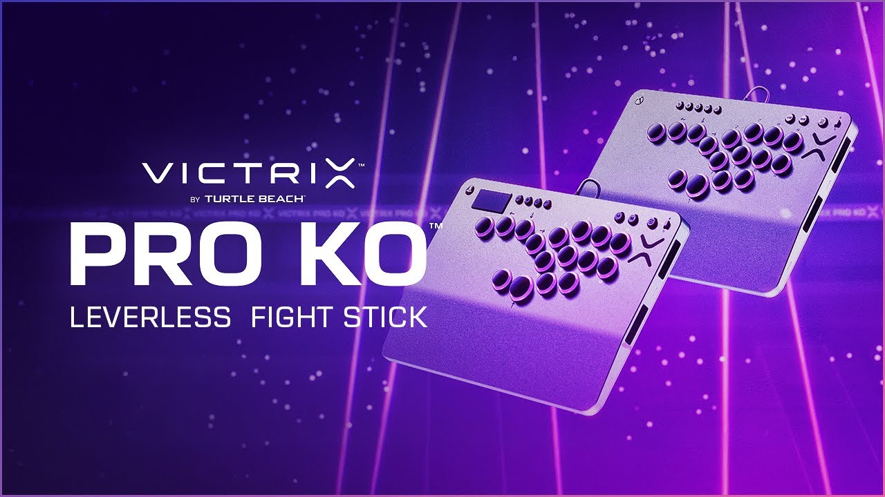 Victrix™ Pro KO™ Leverless Fight Stick by Turtle Beach® - YouTube