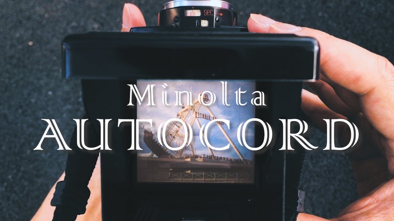 二眼レフMinolta AUTOCORD使い方。としまえん閉園前のフィルム写真を