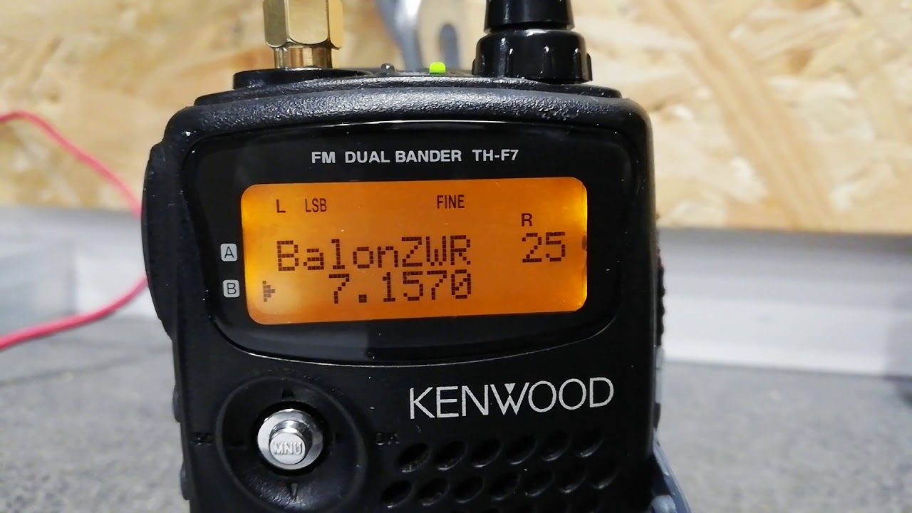 Kenwood TH-F7 dual rx. Italy at Poland at 40m just with 2m/70cm
