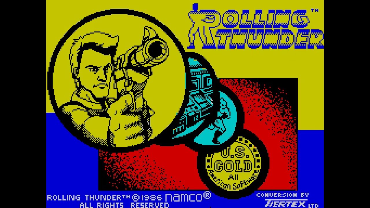 ZX Spectrum Longplay [260] Rolling Thunder (EU) - YouTube