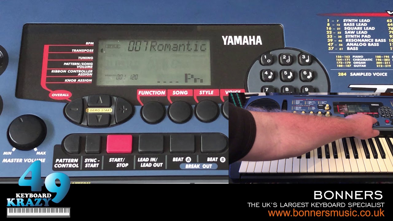 Yamaha DJX/PSR-D1 Keyboard - 100 Accompaniment Styles Part 1/2