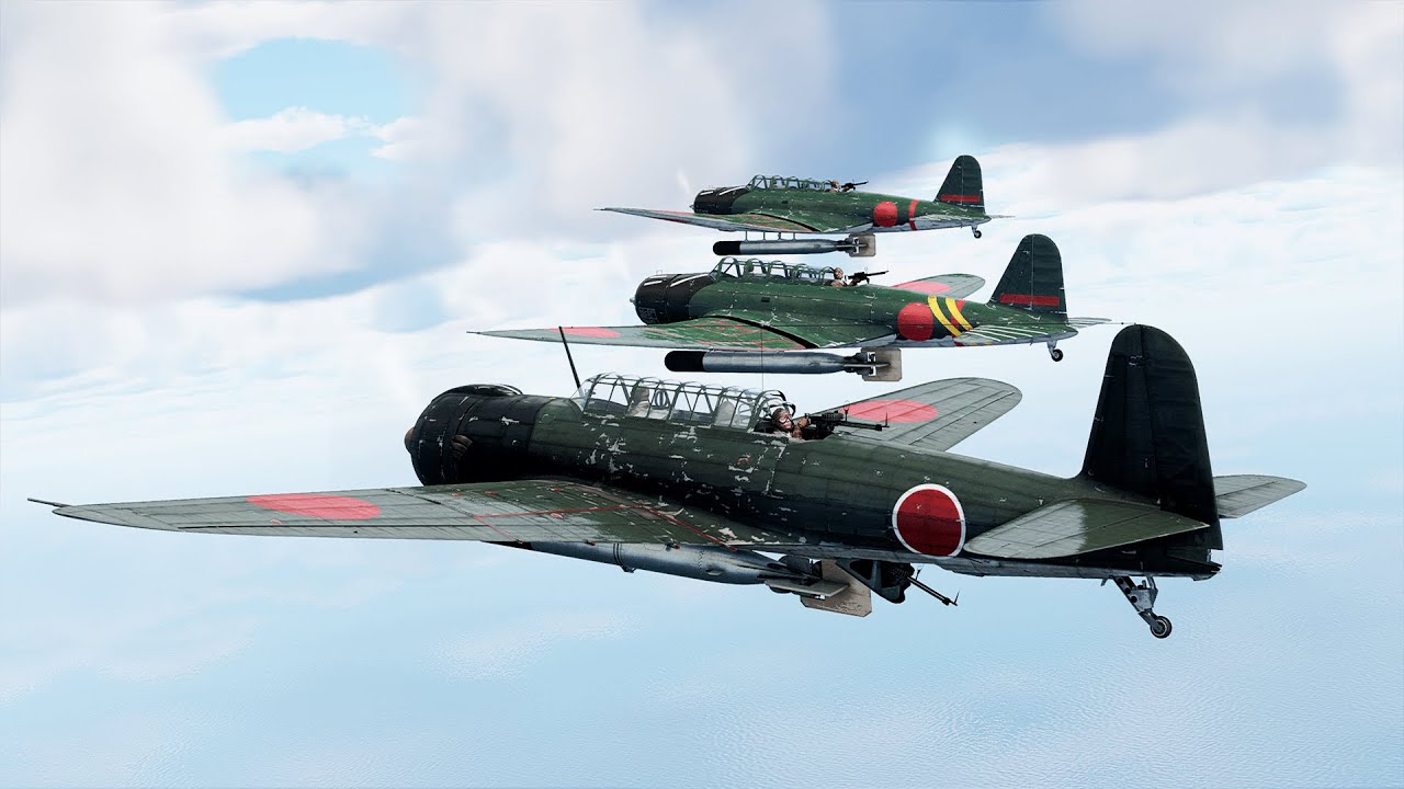 WarThunder cinematic] B5N 九七式艦上攻撃機 - YouTube