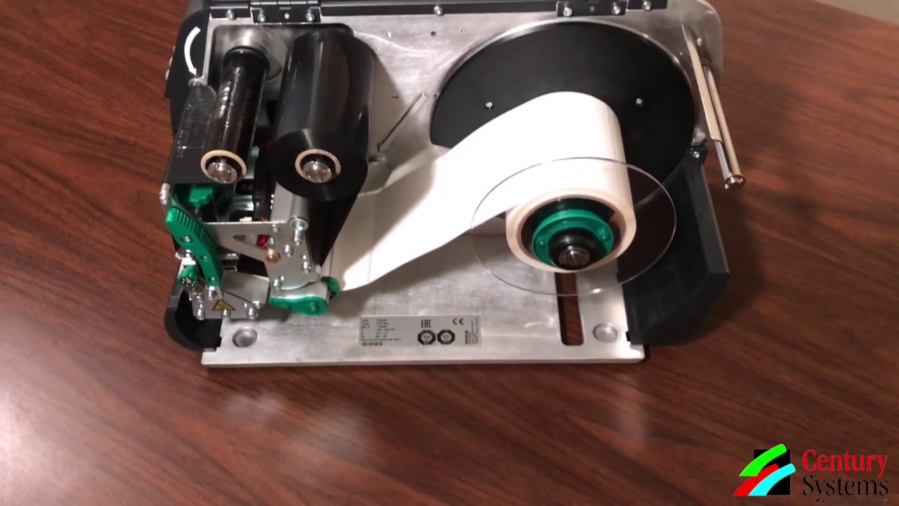 Novexx XLP 504 Barcode Label Printer from Century Systems - YouTube