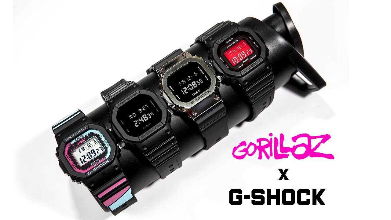 GORILLAZ X G-SHOCK LIMITED MODEL - CASIO GW-B5600GZ-1 REVIEW - YouTube