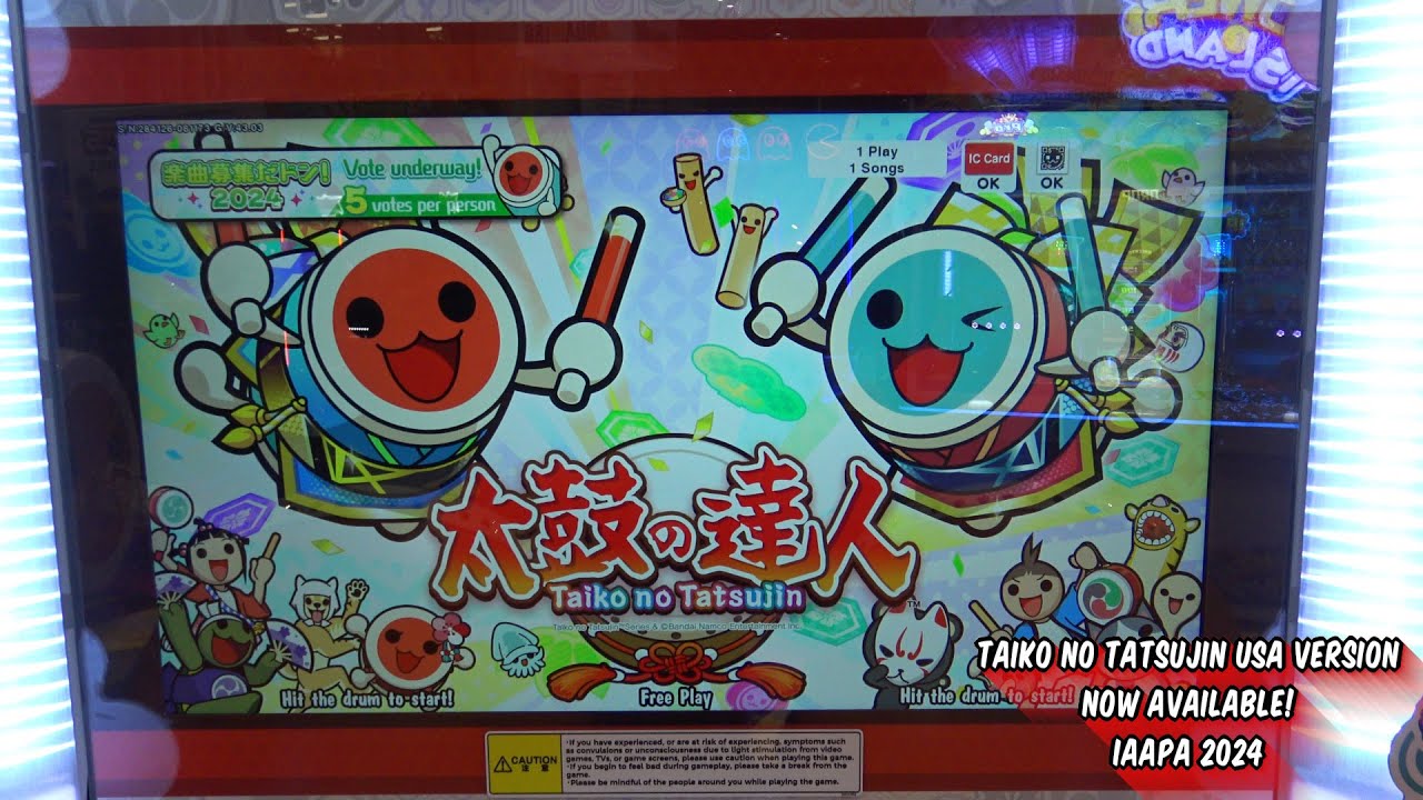 Arcade Heroes Taiko No Tatsujin USA Version Release Details