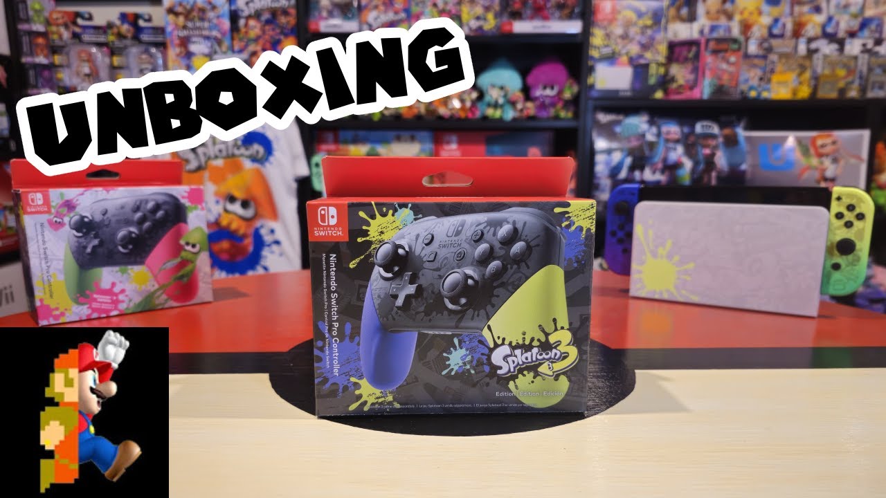 Unboxing the SPLATOON 3 Pro Controller - YouTube
