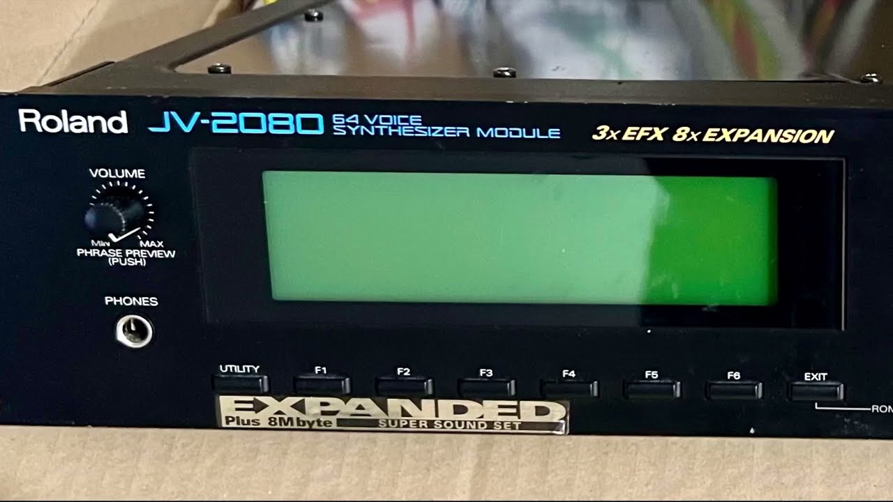 Roland JV-2080 Demo Part 1 - YouTube