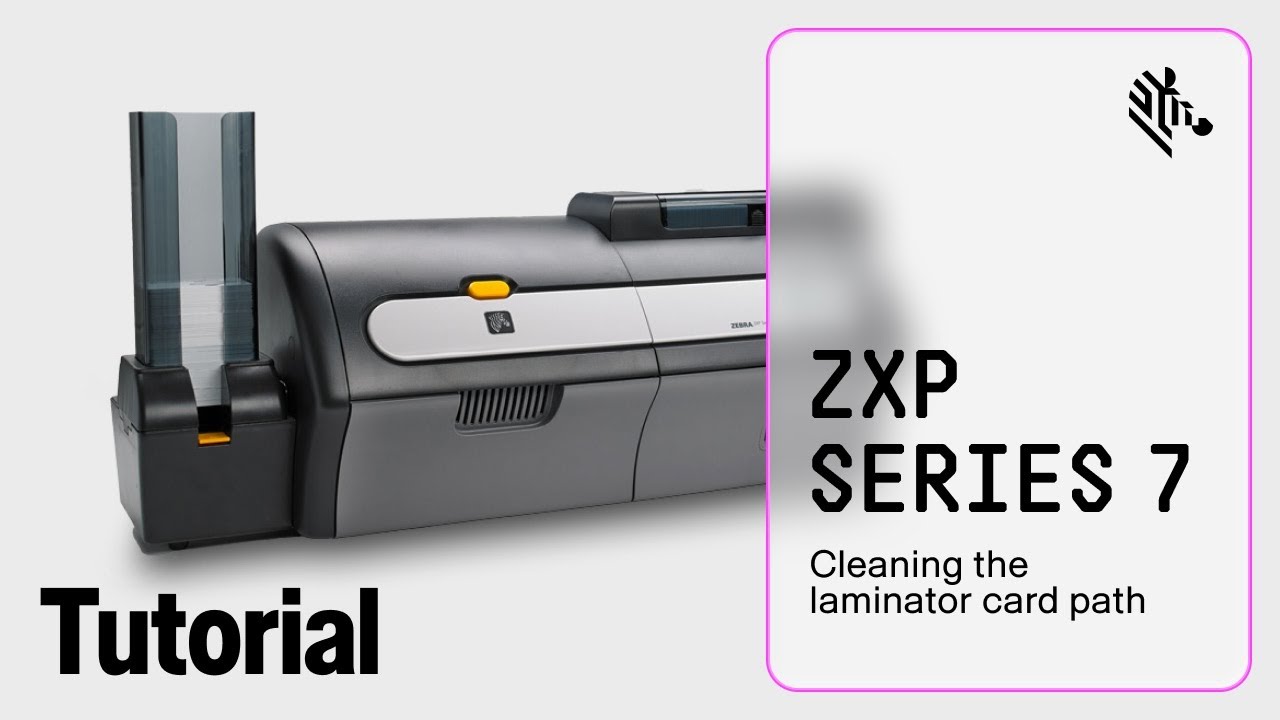 Zebra ZXP Series 7 How-To: Clean the Laminator Oven - YouTube