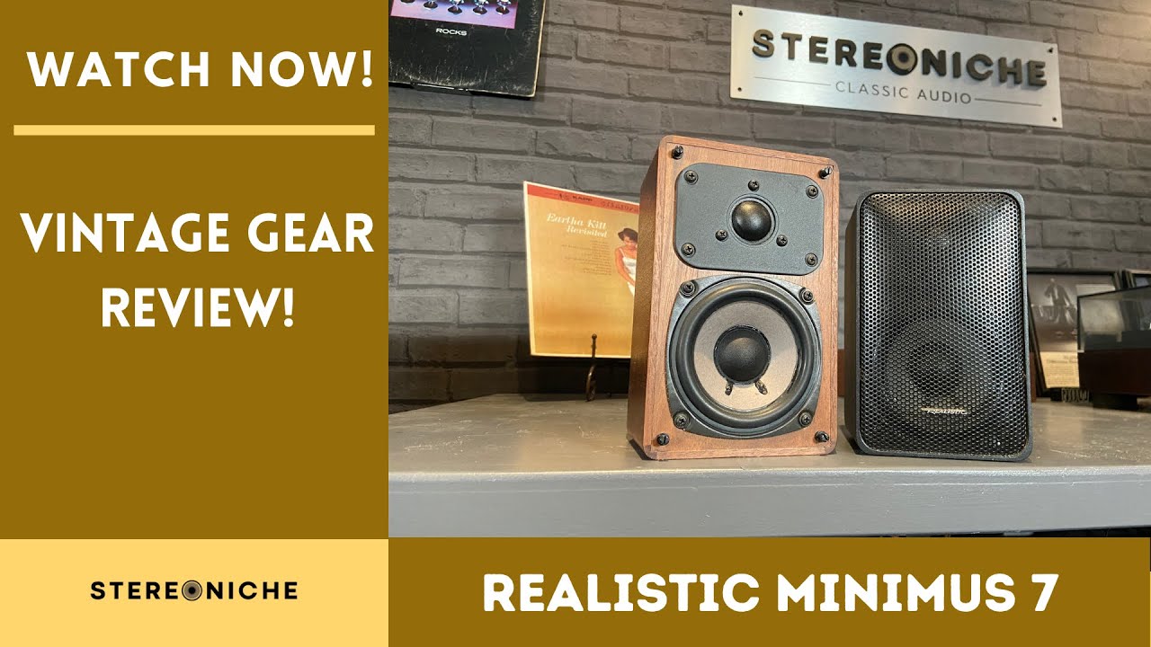 Vintage Realistic Minimus 7 - The Little Speaker with a PUNCH