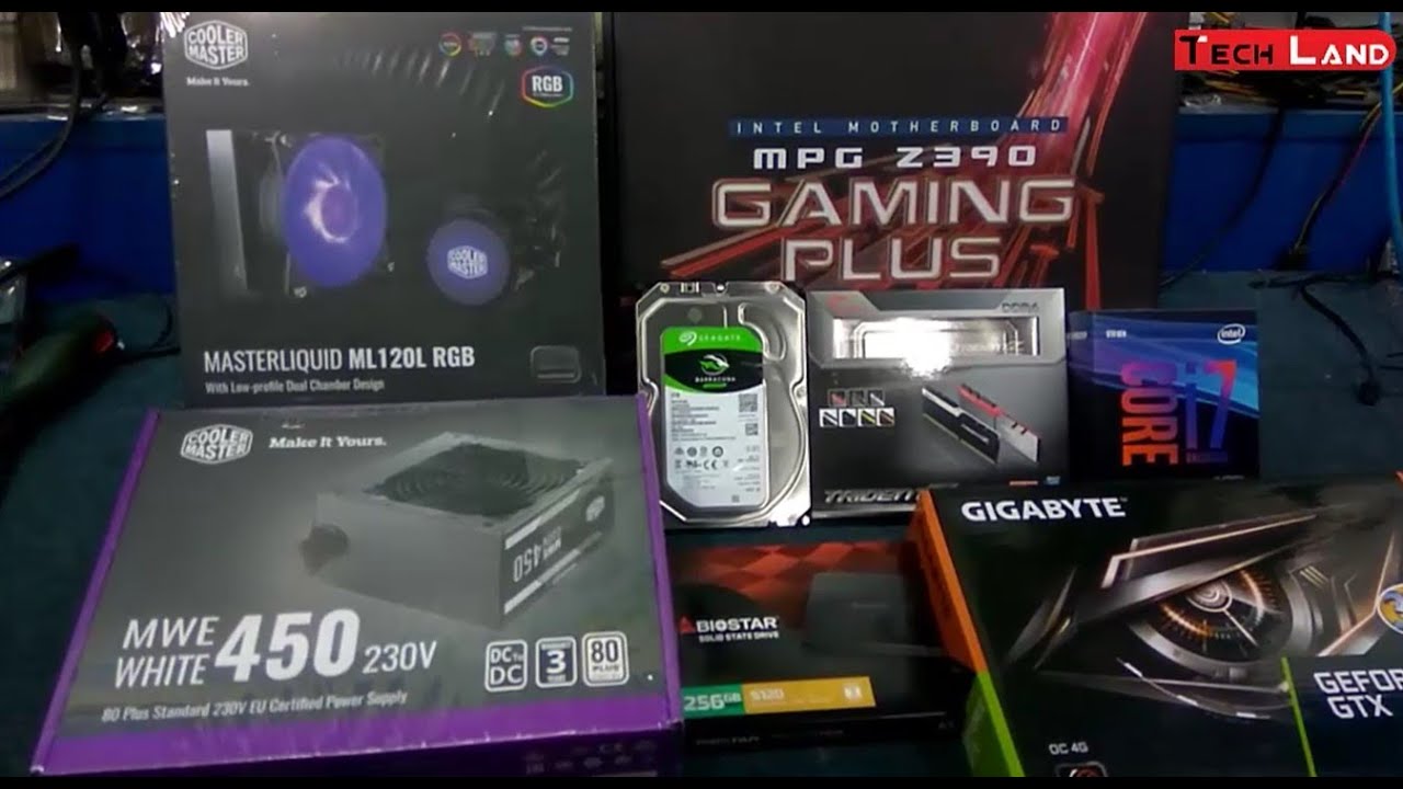 PC Build With MSI Z390 GAMING PLUS Core i7 9700K GTX 1650 Super OC