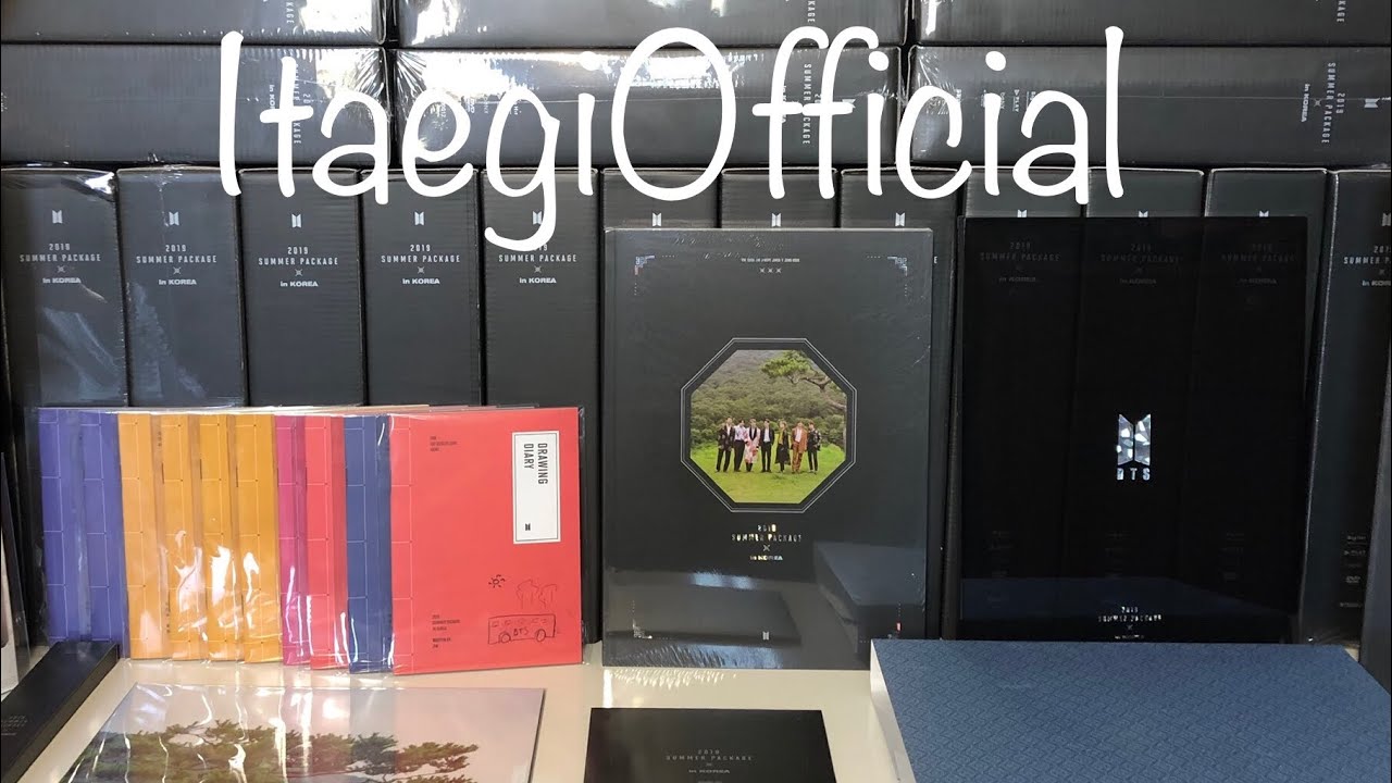 UNBOXING ~ BTS Summer Package 2019 Member's Drawing Diaries