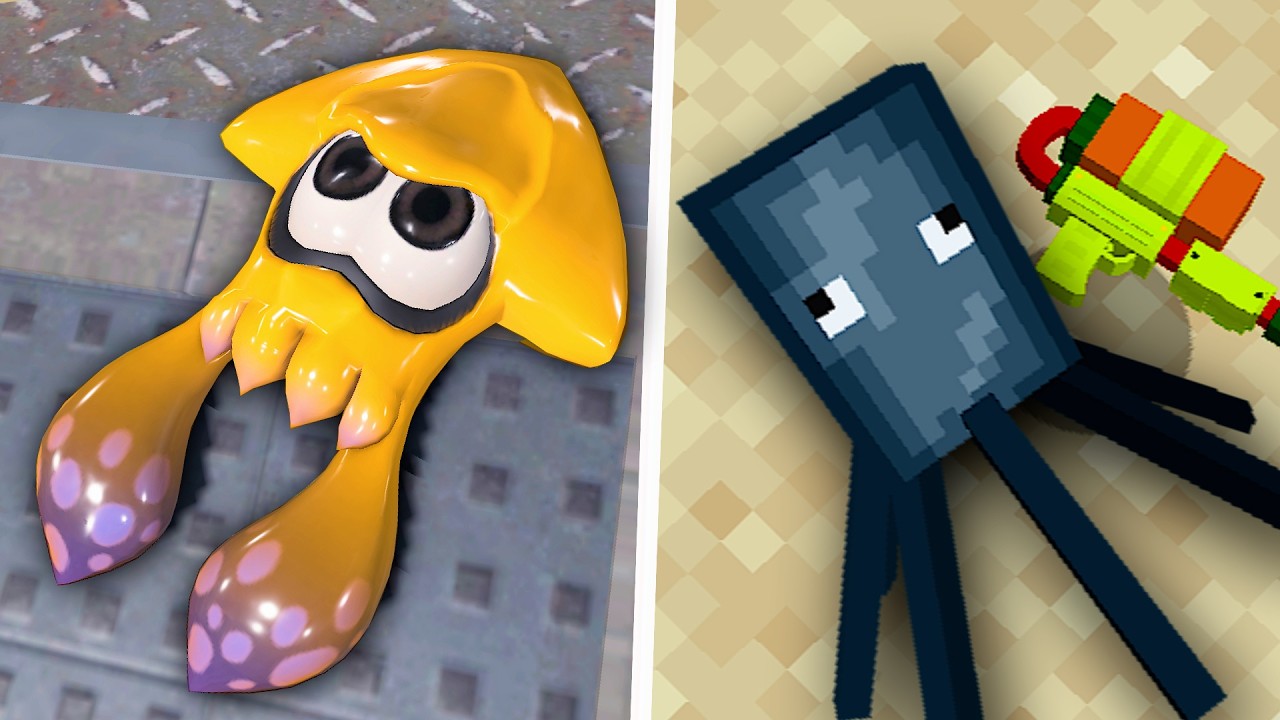 I Made Splatoon in Minecraft, It Went Poorly - YouTube
