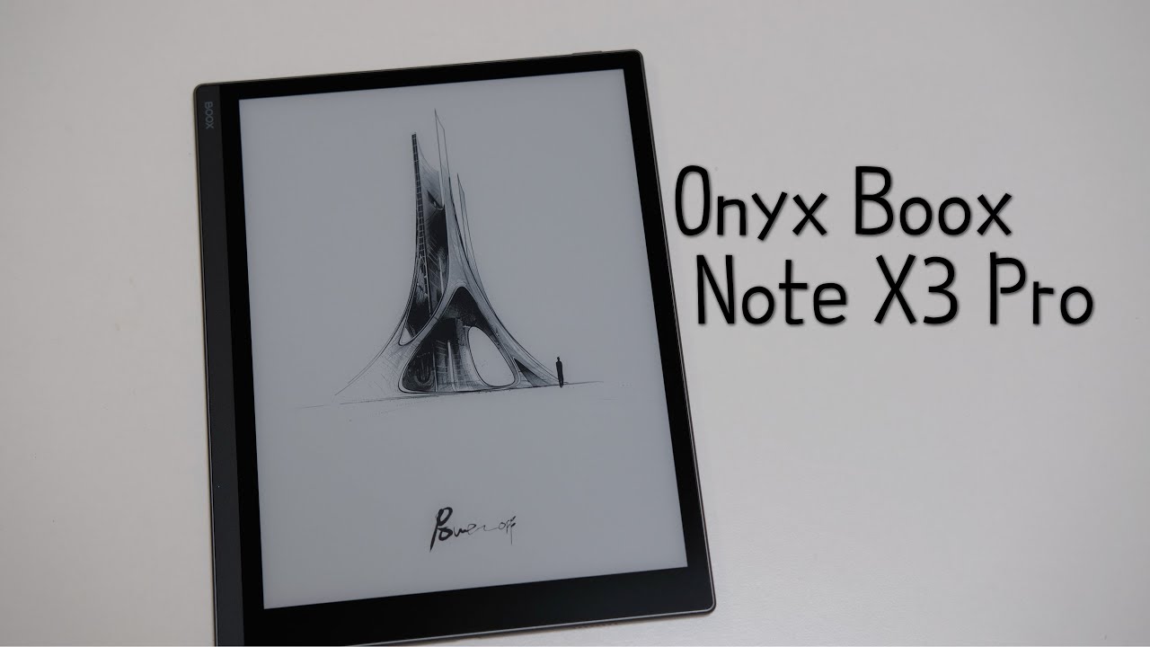10인치 전자책 Onyx Boox Note X3 Pro 개봉기 - YouTube