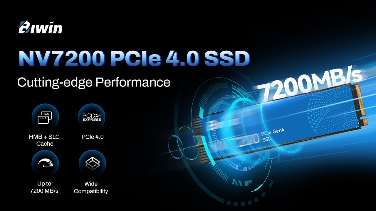 Biwin NV7200 PCIe 4.0 SSD - Bring you cutting-edge performance